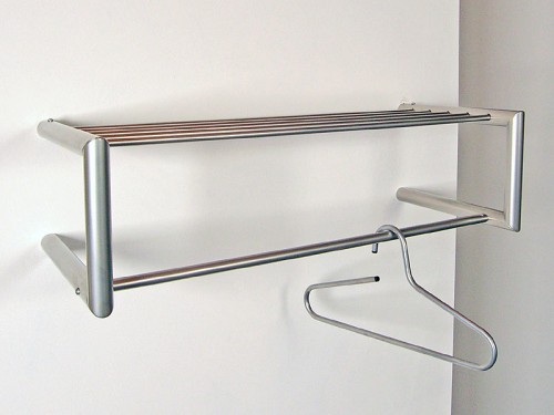 Spinder Garderobe Wandgarderobe mit Ablage Stahlrohr Sale
