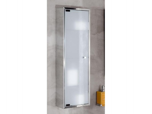 Lineabeta Badm&ouml;bel H&auml;ngeschrank 60x25 Edelstahl Glas Milano