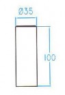 Einhandmischer Verl�ngerung 3,5cm Milano