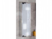 Badm�bel H�ngeschrank 60x25 Edelstahl Glas Milano