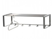 Wandgarderobe Flurgarderobe Ablage Haken Stahlrohr 