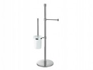 WC Toilettengarnitur Chrom Milano 