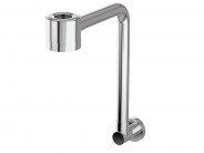 Raumsparsyphon Siphon Chrom rund