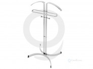 Stummer Diener Herrendiener Design Metall verchromt
