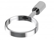 Seifenspender Glas satiniert mit Wandhalterung