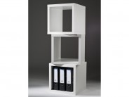 W�rfel Regal Beistelltisch 2St�ck 40x40 wei�