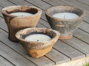 Windlicht  Massivhoz Terrassenlicht Tischlicht � 35cm