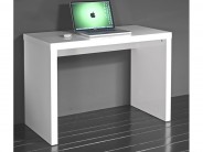 Computertisch Schreibtisch 110x55 wei� Hochglanz Lack