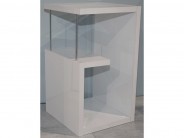 Garderobenregal Beistelltisch 60x35 wei� matt