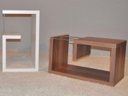 Garderobenregal Beistelltisch 60x35 Walnuss