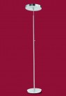 Moderne Stehlampe 1flg. 167cm Nickel Glas