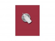 Deckenstrahler Nickel Glaszylinder wei� 1flg. Sale