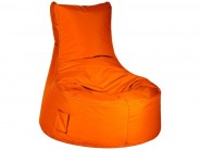 Sitzsack Outdoor Sitzsessel Sitzkissen XL orange waschbar