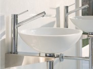 Waschbecken Keramik Waschtisch rund 44cm Sale
