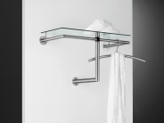 ZACK Wandgarderobe Abilio Design Edelstahl