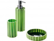 Set Zahnbecher, Seifenspender, Schale Milano Sale