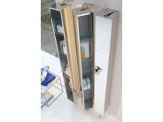 Badm�bel Spiegelschrank Drehschrank Edelstahl 