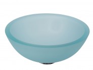 Glas Waschbecken Aufsatzbecken ge�tzt � 30cm Milano