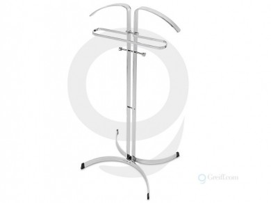 Stummer Diener Herrendiener Design Metall verchromt