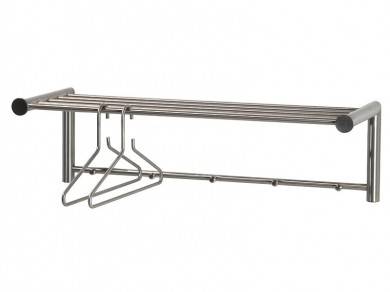 Wandgarderobe Flurgarderobe 79cm Edelstahl