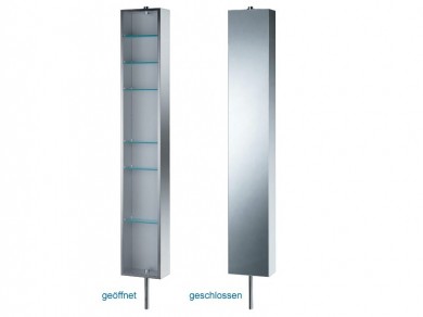 Spiegelschrank drehbar Edelstahl 183x25cm | eBay