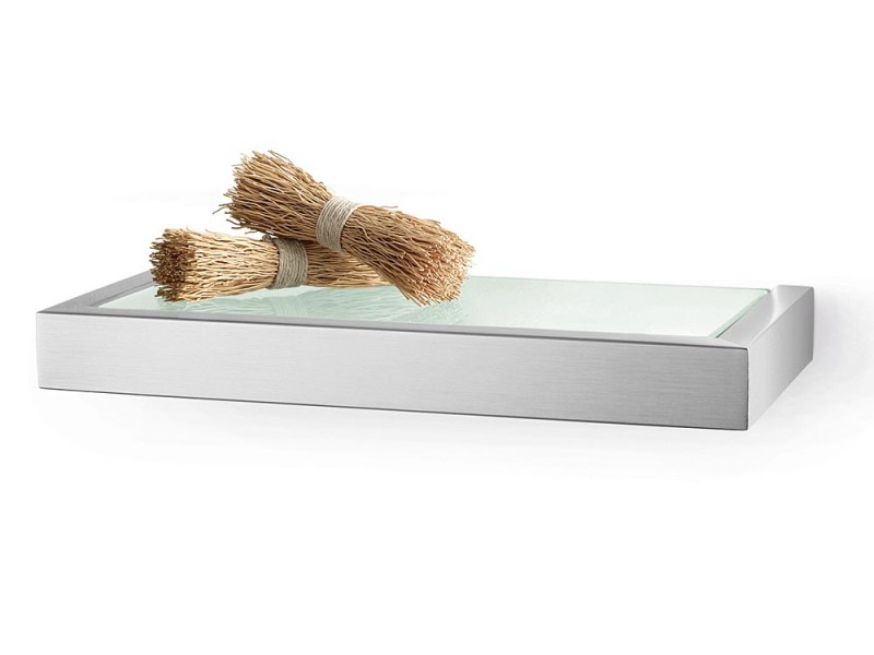 ZACK Badablage Linea 26cm Edelstahl Glas