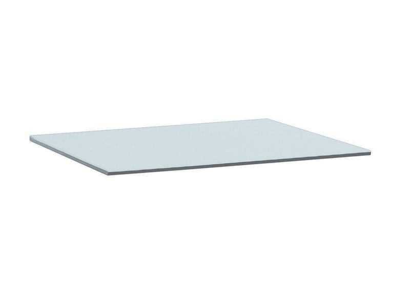 Lineabeta Glas Ablageplatte Abdeckung 60x30cm clear Milano