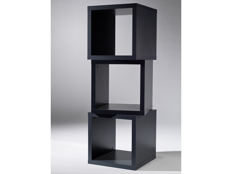 Maeusbacher W&uuml;rfel Regal Beistelltisch 2erSet 40x40 anthrazit
