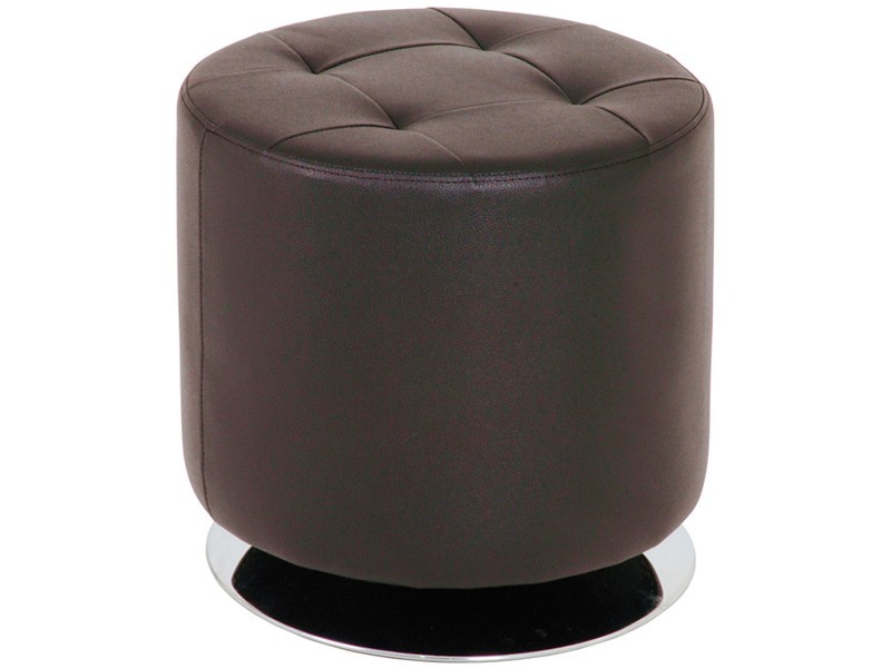 HAKU Poufhocker Sitz Pouf Sitzhocker braun rund
