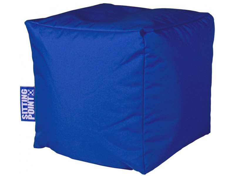 Magma Sitzw&uuml;rfel Sitzhocker Fu&szlig;hocker Outdoor 40x40 royalblau