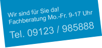 Servicetelefon 01923/985888