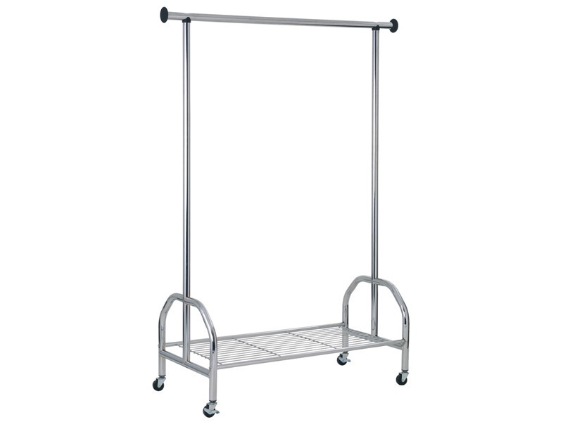 Rollgarderobe Kleiderständer auf Rollen stabil Chrom Kleiderständer Holz Auf Rollen ~ Rollgarderobe Kleiderständer auf Rollen stabil Chrom