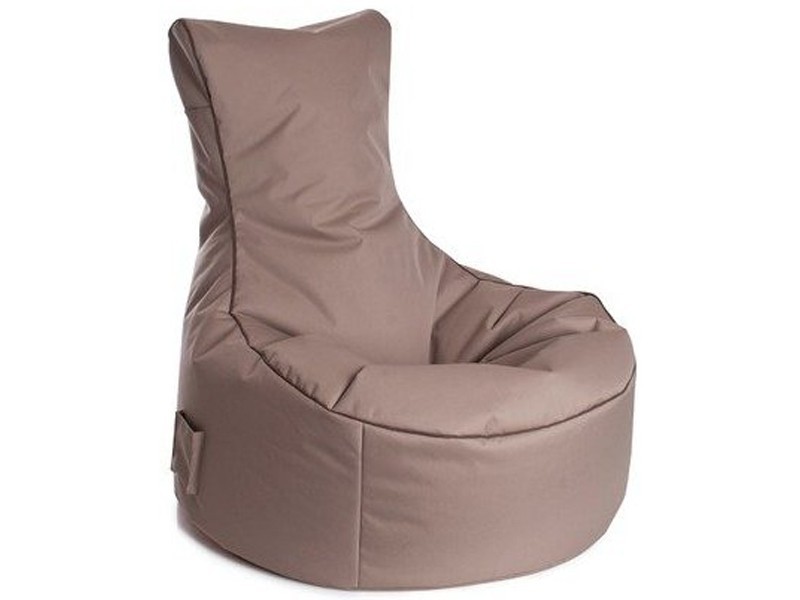 Sitzsack hellbraun Outdoor XL Sitzsessel in Khaki Sitzkissen