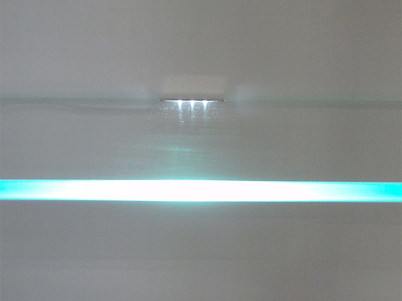 Glaskantenbeleuchtung 2er Set LED